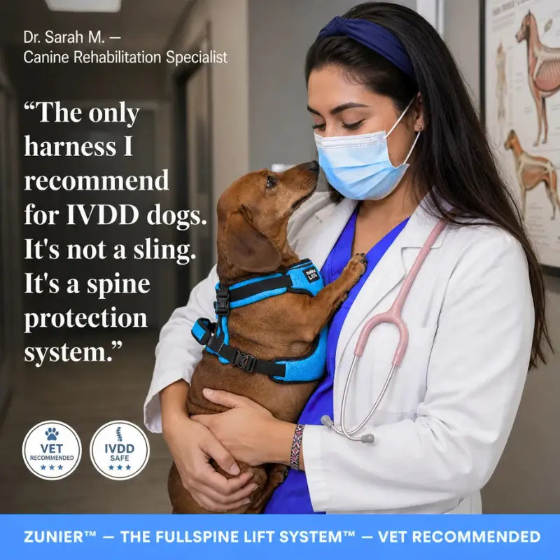 Meet the #1 Vet-Recommended Spinal Support Harness for IVDD & Post-Surgery Dogs